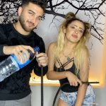 شوخی پدرام مختاری و نازنین با آب