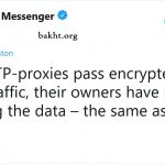 تلگرام-امنیت پروکسی