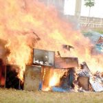 سوزاندن-اسلات ماشین-کنیا