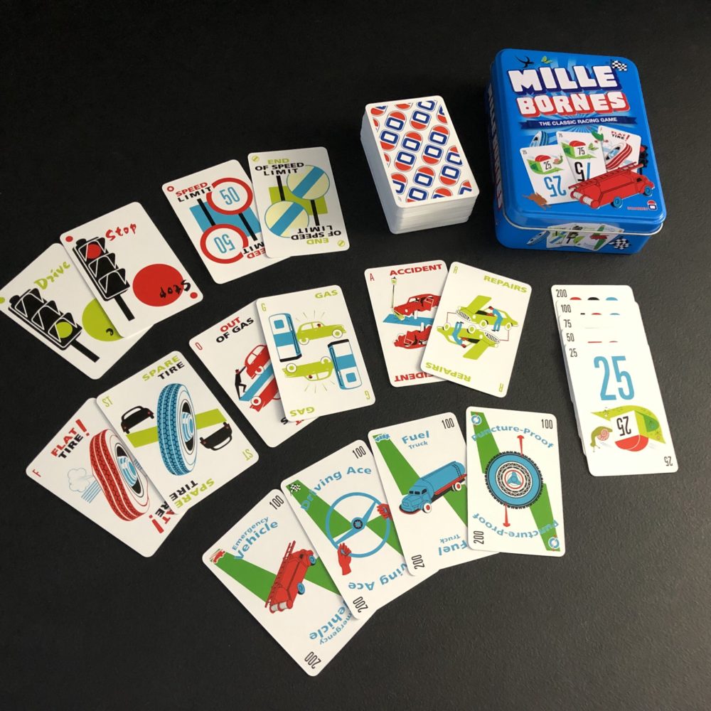 بازی کارتی سنگ هزار مایلی (mille bornes)
