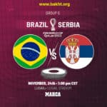 پیش بینی برزیل و صربستان