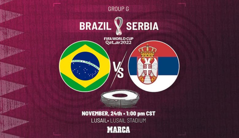 پیش بینی برزیل و صربستان
