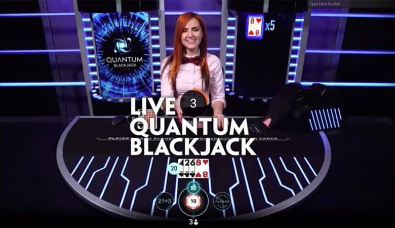 بازی زنده بلک جک کوانتوم (Quantum Blackjack)